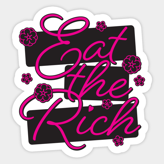 Eat the Rich Sticker by Jo Tyler